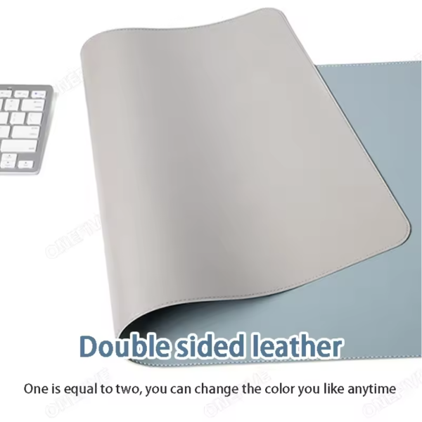 Anti-Scratch Desk Cover Mat – Large PU Leather Office & Gaming Pad - Image 3