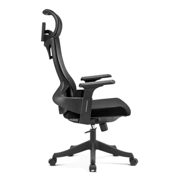 Ergonomic Adjustable Mesh Swivel Chair – Modern Iron Frame with Wheels - Image 2