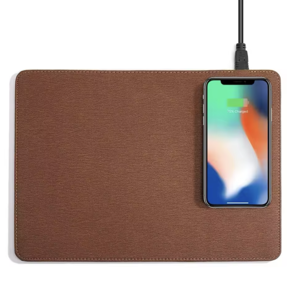 Wireless Charging Mouse Pad – 2-in-1 Fast Charging & Smooth Surface