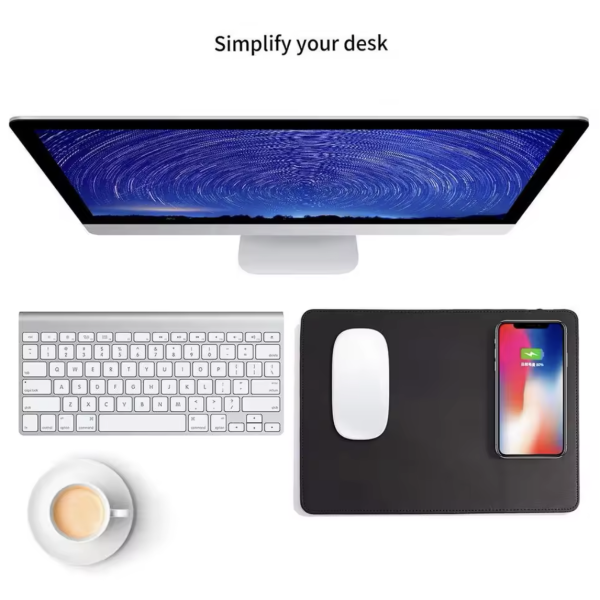 Wireless Charging Mouse Pad – 2-in-1 Fast Charging & Smooth Surface - Image 6