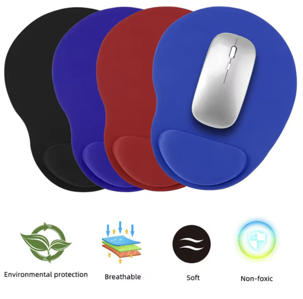 Ergonomic Gel Wrist Rest Mouse Pad – Non-Slip Comfort Support for Office & Gaming - Image 4