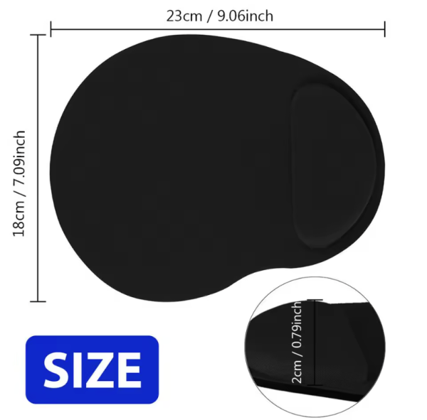 Ergonomic Gel Wrist Rest Mouse Pad – Non-Slip Comfort Support for Office & Gaming - Image 3