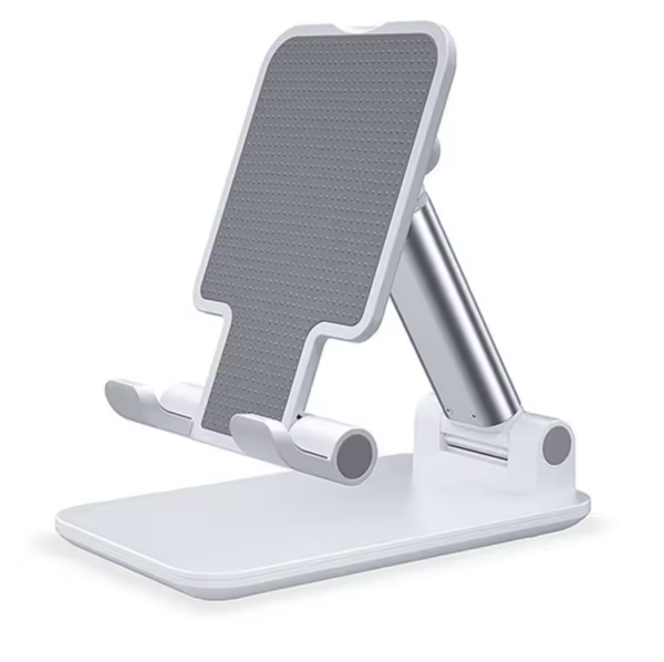 Foldable Tablet Stand – Portable & Adjustable Metal Desktop Holder - Image 3