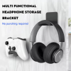 Desk Mount Headphone Stand – Universal Wall-Mounted Headset & Controller Holder - Image 2