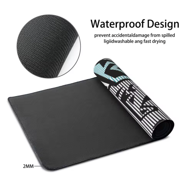 Heavy-Duty Rubber Base Mouse Pad – Durable, Non-Slip & Washable - Image 2