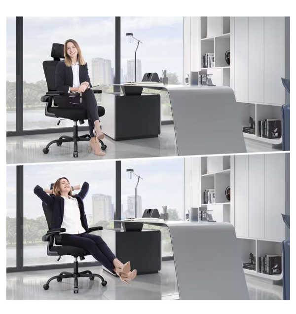 Ergonomic Office Chair with Lumbar Support – High-Back Executive Chair - Image 3