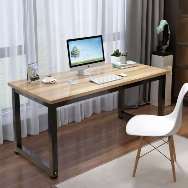 Modern Minimalist Metal Computer Desk – Versatile Home Office & Study Table - Image 3