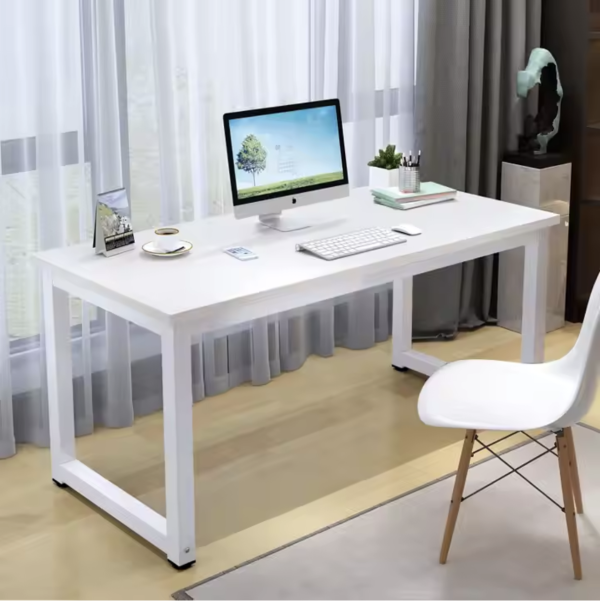 Modern Minimalist Metal Computer Desk – Versatile Home Office & Study Table - Image 4