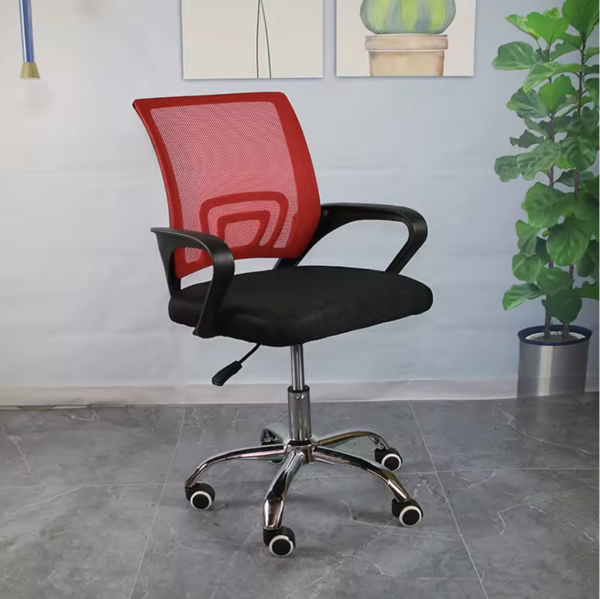 Adjustable Desk Swivel Chairs with Armrests - Image 5