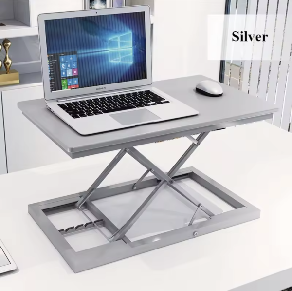 Adjustable Sit-Stand Desk Converter – Height Adjustable Computer & Laptop Riser - Image 9