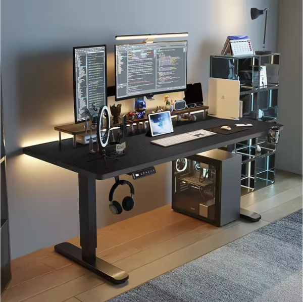 Height-Adjustable Standing Desk – Smart Motion Computer Desk for Work & Gaming - Image 2