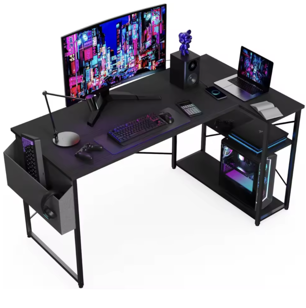 Carbon Fiber Gaming Desk – Ergonomic Racing-Style Workstation