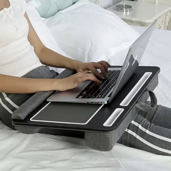 Portable Lap Desk with Cushion – Multi-Purpose Laptop Table for Sofa & Bed - Image 3