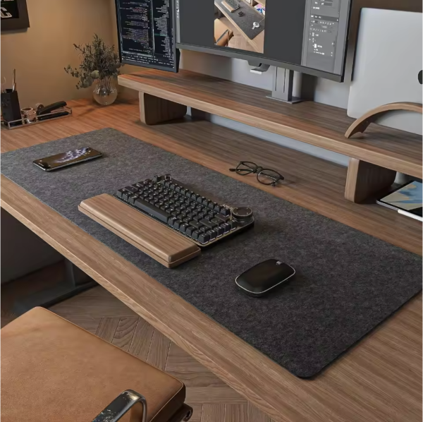 Oversized Gaming Mouse Pad – Large Wool Felt Desk Protector