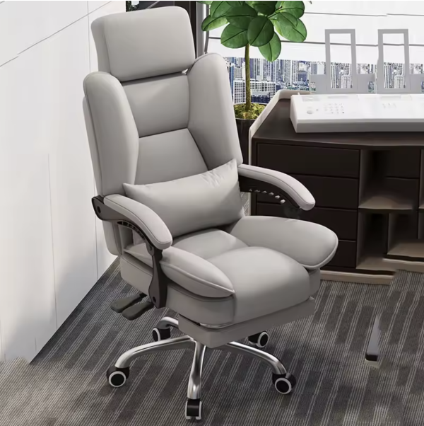 Swivel Desk Office Chair – Ergonomic Modern Mobile Luxury Leather Chair - Image 2